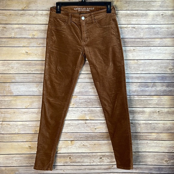 👖NWOT AE velvet jeggings - Picture 1 of 4